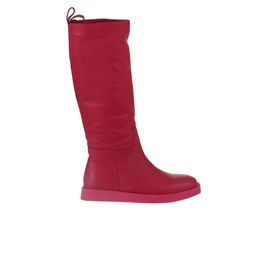Bueno Shoes 01WV9705 Fuşya Deri Düz Kadın Çizme