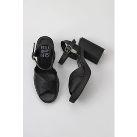 Bueno Shoes 01WY12301 Siyah Deri Kadın Topuklu Ayakkabı
