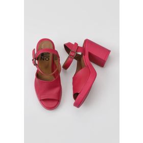 Bueno Shoes 01WY12303 Fuşya Deri Kadın Topuklu Sandalet