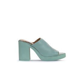 Bueno Shoes 01WY12306 Yeşil Kadın Terlik