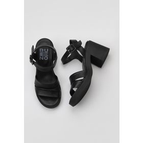 Bueno Shoes 01WY12506 Siyah Deri Kadın Topuklu Ayakkabı
