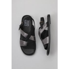 Bueno Shoes 01WY2012 Siyah Multi Kadın Sandalet
