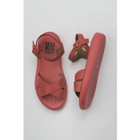 Bueno Shoes 01WY2301 Mercan Deri Kadın Düz Sandalet