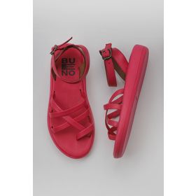 Bueno Shoes 01WY2315 Fuşya Deri Kadın Sandalet