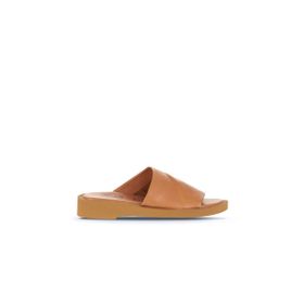Bueno Shoes 01WY2902 Taba Deri Kadın Düz Terlik