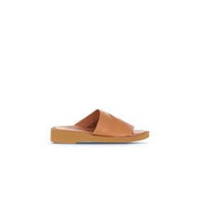 Bueno Shoes 01WY2902 Taba Deri Kadın Düz Terlik