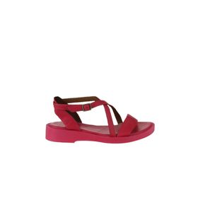 Bueno Shoes 01WY2915 Fuşya Deri Kadın Düz Sandalet