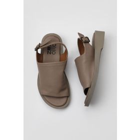 Bueno Shoes 01WY2917 Gri Deri Kadın Düz Sandalet