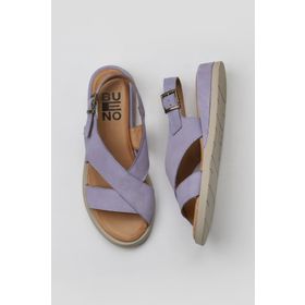 Bueno Shoes 01WY5102 Lila Nubuk Kadın Düz Sandalet