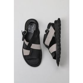 Bueno Shoes 01WY5401 Siyah Gri Kadın Sandalet