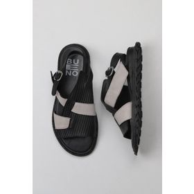 Bueno Shoes 01WY5401 Siyah Gri Kadın Sandalet