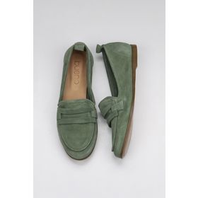 Bueno Shoes 01WY6000 Yeşil Süet Kadın Loafer