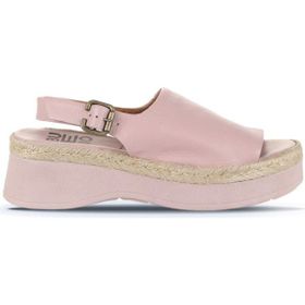 Bueno Shoes 01WY8208 Gül Kurusu Deri Kadın Düz Sandalet