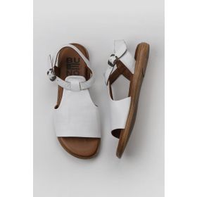 Bueno Shoes 01WY8813 Beyaz Deri Kadın Sandalet