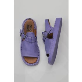 Bueno Shoes 01WY9103 Lila Deri Kadın Düz Sandalet