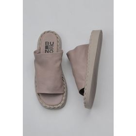 Bueno Shoes 01WY9109 Gri Deri Kadın Düz Terlik