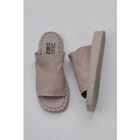 Bueno Shoes 01WY9109 Gri Deri Kadın Düz Terlik