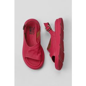 Bueno Shoes 01WY9407 Fuşya Deri Kadın Sandalet
