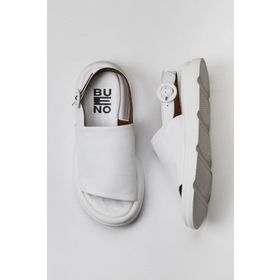 Bueno Shoes 01WY9410 Beyaz Deri Kadın Sandalet