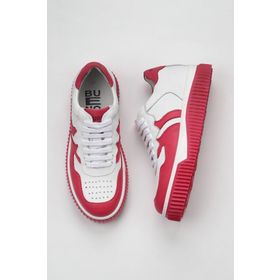 Bueno Shoes 01WZ10400 Fuşya Beyaz Deri Kadın Spor Ayakkabı