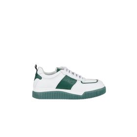 Bueno Shoes 01WZ10401 Beyaz Yeşil Deri Kadın Spor Ayakkabı