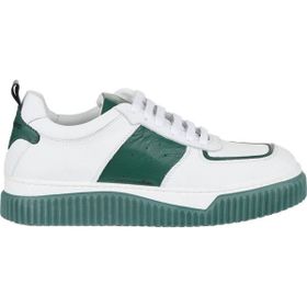 Bueno Shoes 01WZ10401 Beyaz Yeşil Deri Kadın Spor Ayakkabı