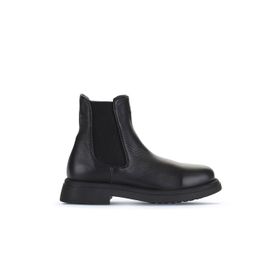 Bueno Shoes 01WZ4007 Siyah Deri Düz Kadın Bot