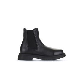Bueno Shoes 01WZ4007 Siyah Deri Düz Kadın Bot
