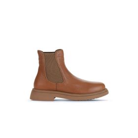 Bueno Shoes 01WZ4007 Taba Düz Deri Kadın Bot