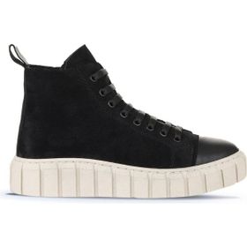 Bueno Shoes 01WZ4101 Siyah Süet Kadın Düz Bot