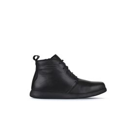 Bueno Shoes 01WZ4210 Siyah Deri Kadın Düz Bot