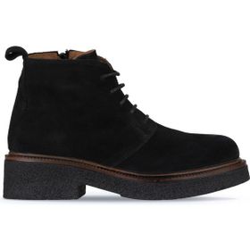 Bueno Shoes 01WZ4304 Siyah Süet Topuklu Kadın Bot