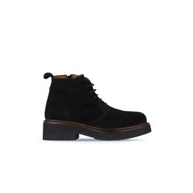 Bueno Shoes 01WZ4304 Siyah Süet Topuklu Kadın Bot