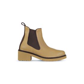 Bueno Shoes 01WZ4402 Tarçın Deri Topuklu Kadın Bot