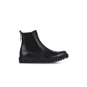 Bueno Shoes 01WZ5202 Siyah Deri Kadın Düz Bot