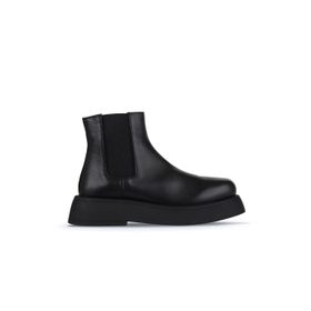 Bueno Shoes 01WZ6403 Siyah Deri Düz Kadın Bot