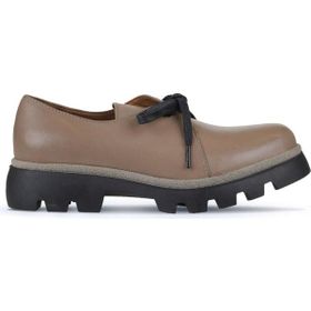 Bueno Shoes 01WZ6502 Gri Deri Kadın Klasik Ayakkabı