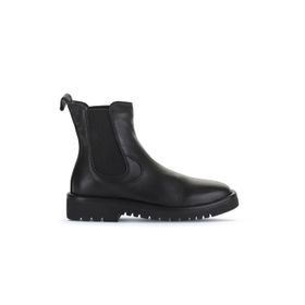 Bueno Shoes 01WZ6702 Siyah Deri Düz Kadın Bot