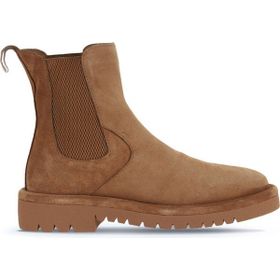 Bueno Shoes 01WZ6702 Taba Açık Süet Kadın Düz Bot