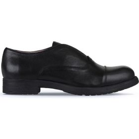 Bueno Shoes 01WZ7301 Siyah Deri Kadın Klasik Ayakkabı