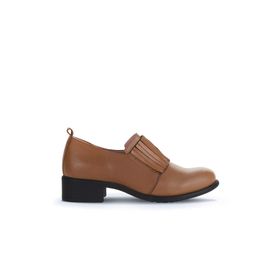 Bueno Shoes 01WZ7403 Taba Deri Kadın Klasik Ayakkabı