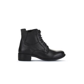 Bueno Shoes 01WZ7405 Siyah Deri Kadın Topuklu Bot