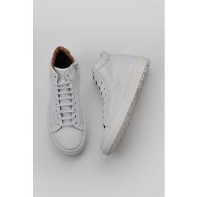 Bueno Shoes 01WZ7700 Beyaz Deri Düz Kadın Bot