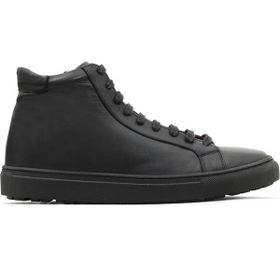 Bueno Shoes 01WZ7700 Siyah Deri Kadın Düz Bot
