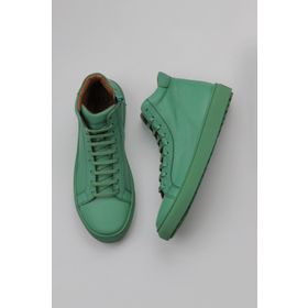 Bueno Shoes 01WZ7700 Yeşil Koyu Deri Kadın Düz Bot