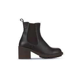 Bueno Shoes 01WZ7902 Kahverengi Deri Kadın Topuklu Bot