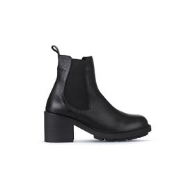 Bueno Shoes 01WZ7902 Siyah Deri Kadın Topuklu Bot
