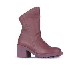 Bueno Shoes 01WZ7905 Mor Deri Kadın Topuklu Bot