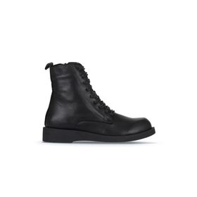 Bueno Shoes 01WZ8900 Siyah Deri Kadın Düz Bot