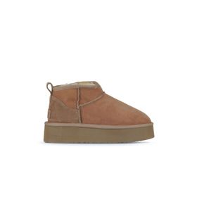 Bueno Shoes 05AG2074054 Sahra Süet Kadın Dolgu Topuklu Bot